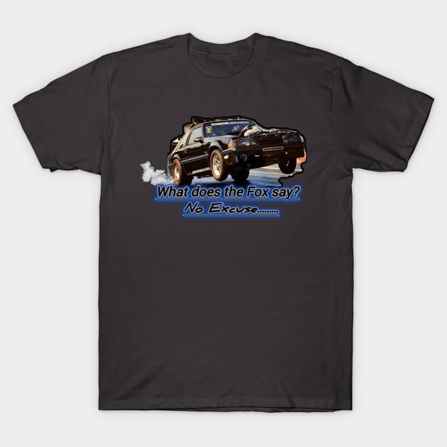 Christian's No Excuse Mustang T-Shirt by C.S.P Designs 